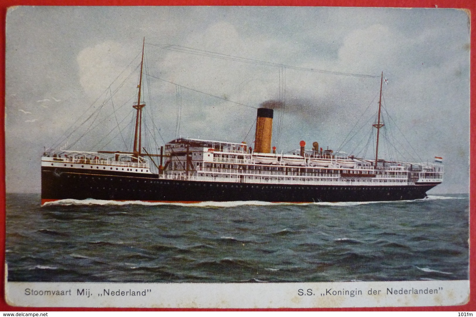 S.S. KONINGIN DER NEDERLANDEN - STOOMVAART MY. NETHERLAND - Steamers