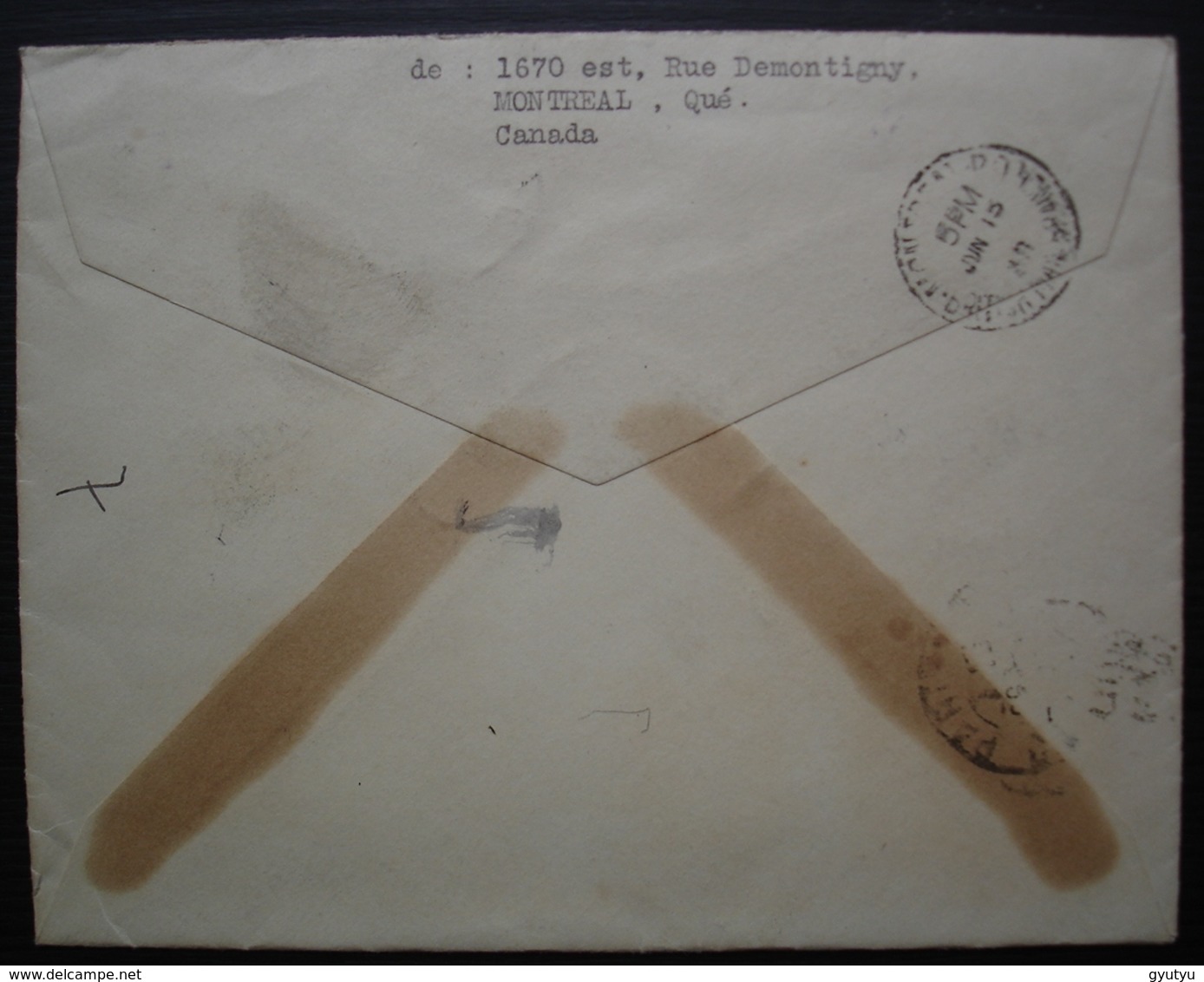 Montréal 1938 Lettre Recommandée Avec N°197 + PA. 6, Pour Paris, France - Storia Postale
