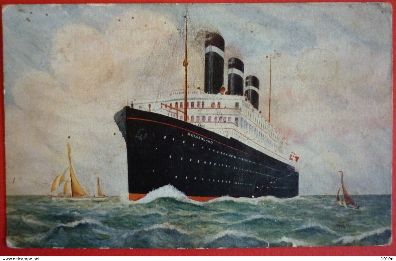 S.S. BELGENLAND - RED STAR LINE - Steamers