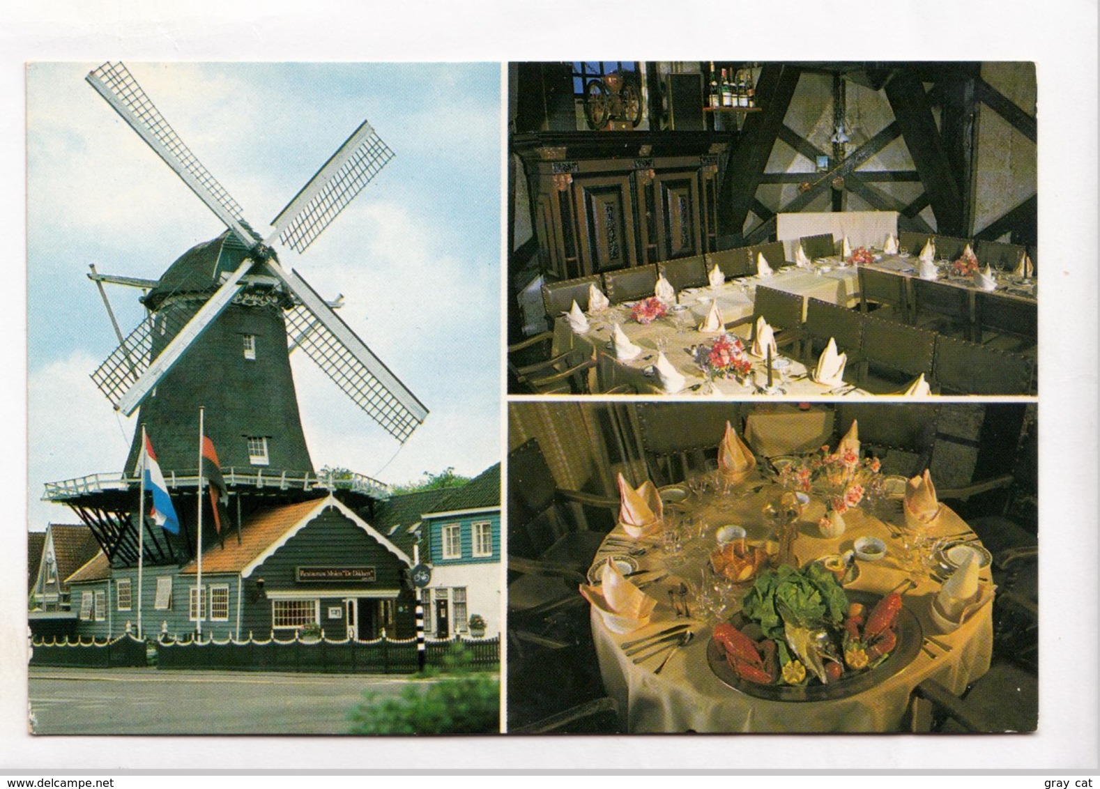 Restaurant Molen "De Dikkert", Amstelveen, Unused Postcard [23992] - Amstelveen