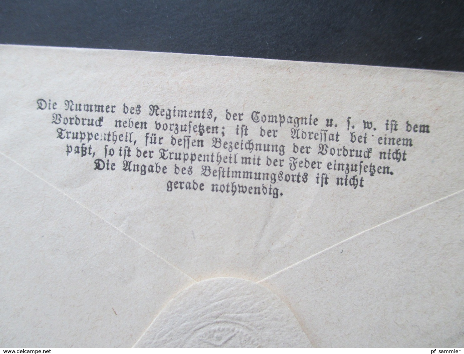 AD Um 1866 Württemberg Feldpost Brief / Feldpost - Sache An Den Mit Der K. Württemb. Felddivision Ausmarschirten,,,, - Cartas & Documentos