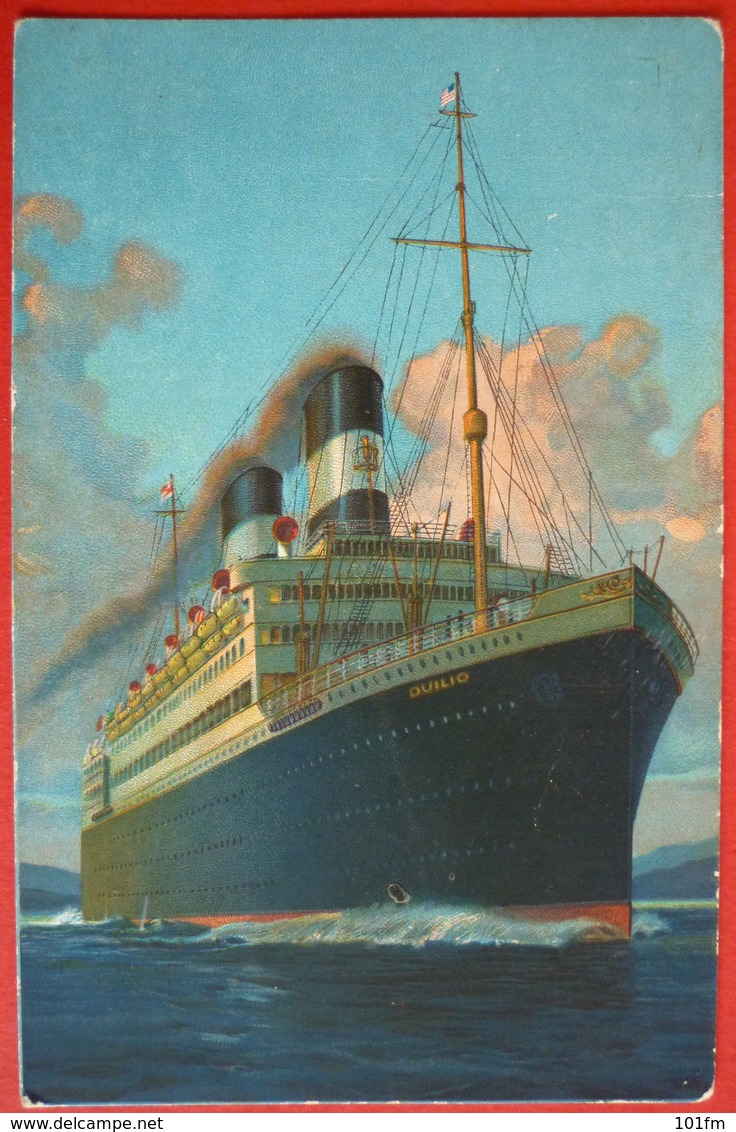 S.S. DUILIO - NAVIGAZIONE GENERALE ITALIANA - Steamers