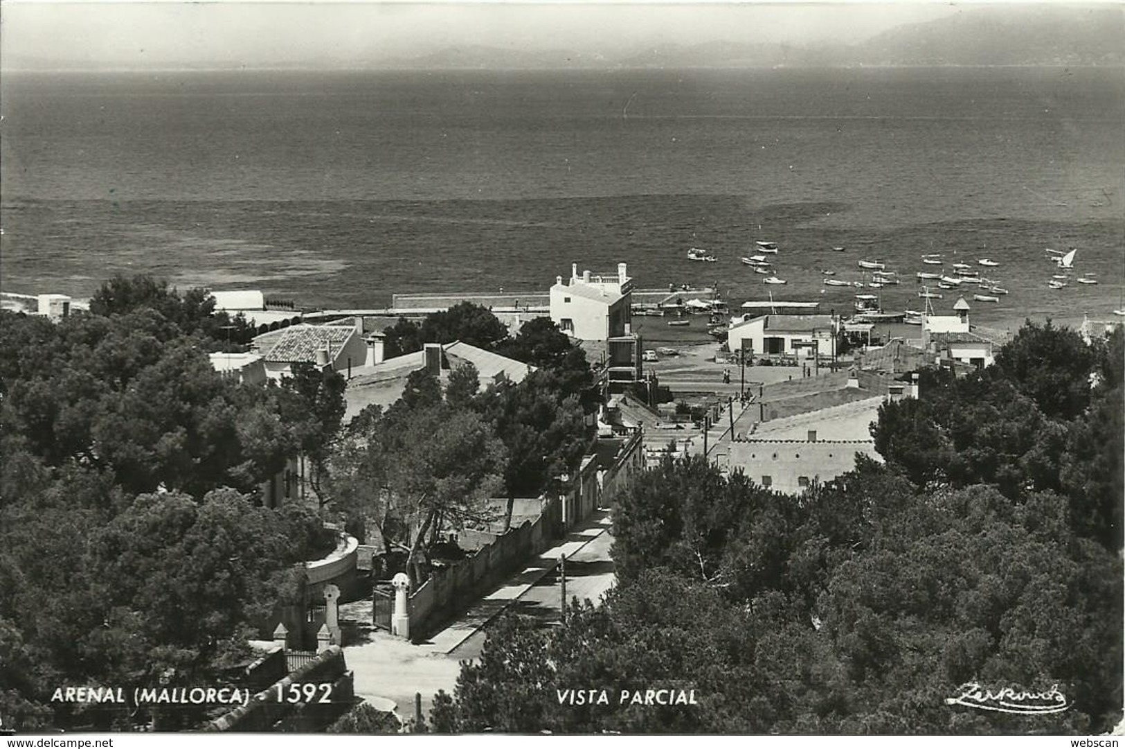 Postkarte Spanien Mallorca Arenal Vista Parcial 1962 #41 - Mallorca