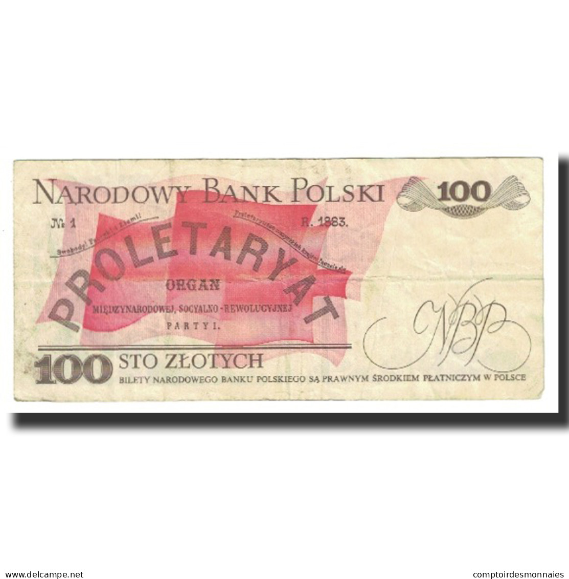 Billet, Pologne, 100 Zlotych, 1986, 1986-06-01, KM:143d, TB - Pologne