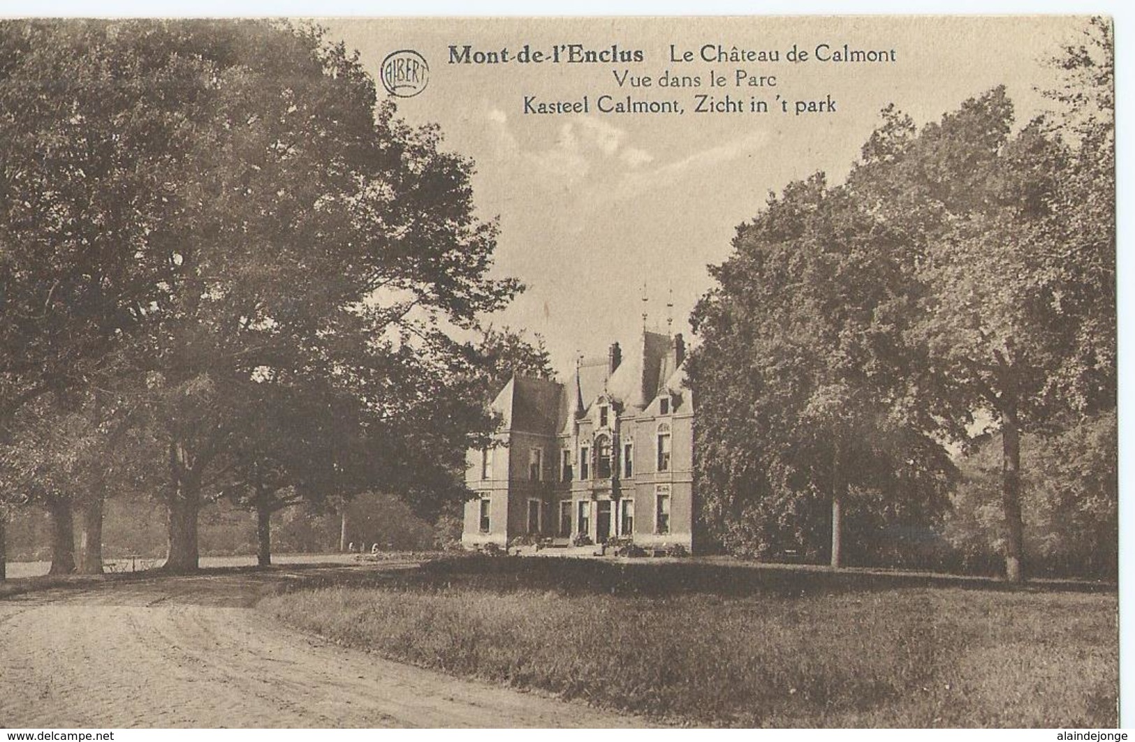 Kluisbergen - Mont-de-l'Enclus - Le Château De Calmont - Vue Dans Le Parc - 1929 - Kluisbergen