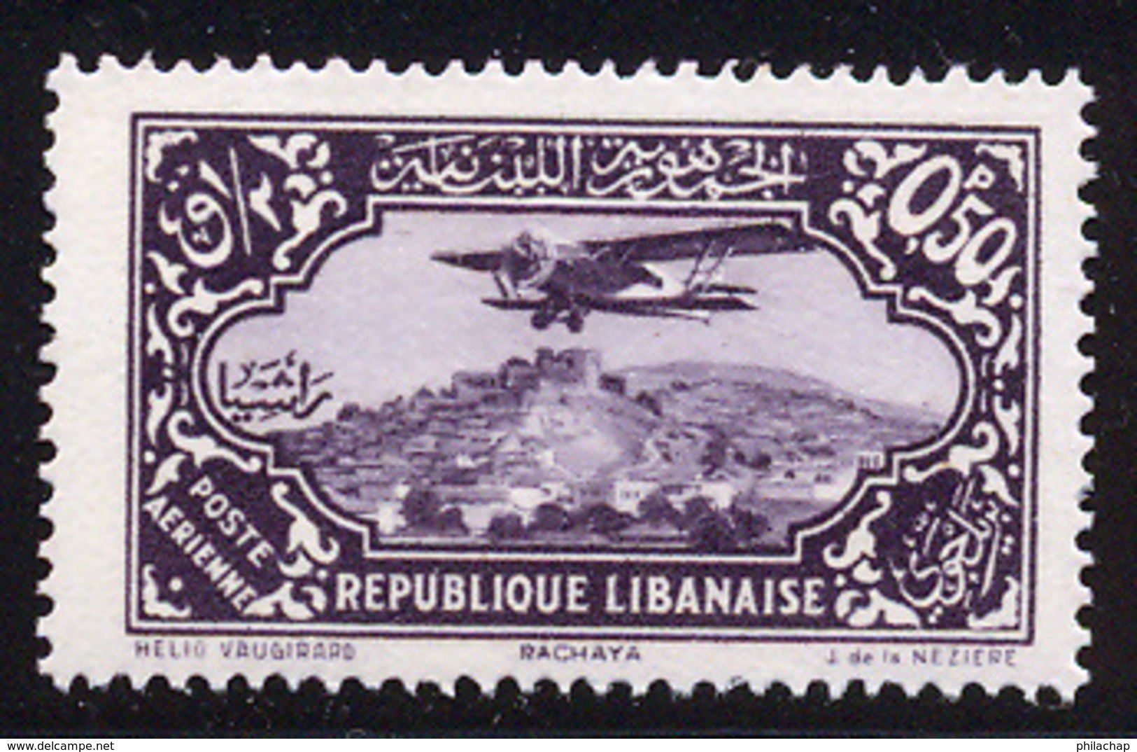Grand Liban PA 1930 Yvert 39 ** TB - Luftpost