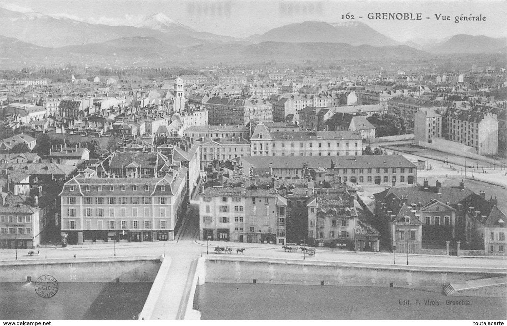 CPA 38 GRENOBLE VUE GENERALE - Grenoble