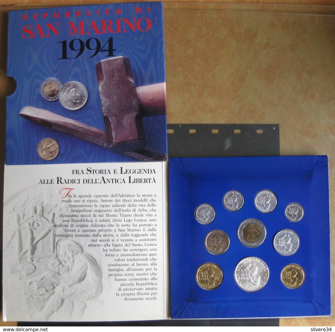 San Marino. Coffret FDC 1994, La Serie Complète. - San Marino