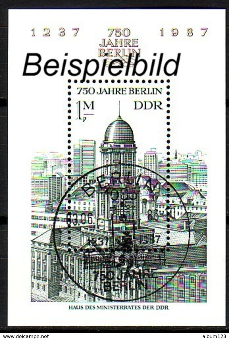 DDR Block 84 Gestempelt SST (K1) - Other & Unclassified