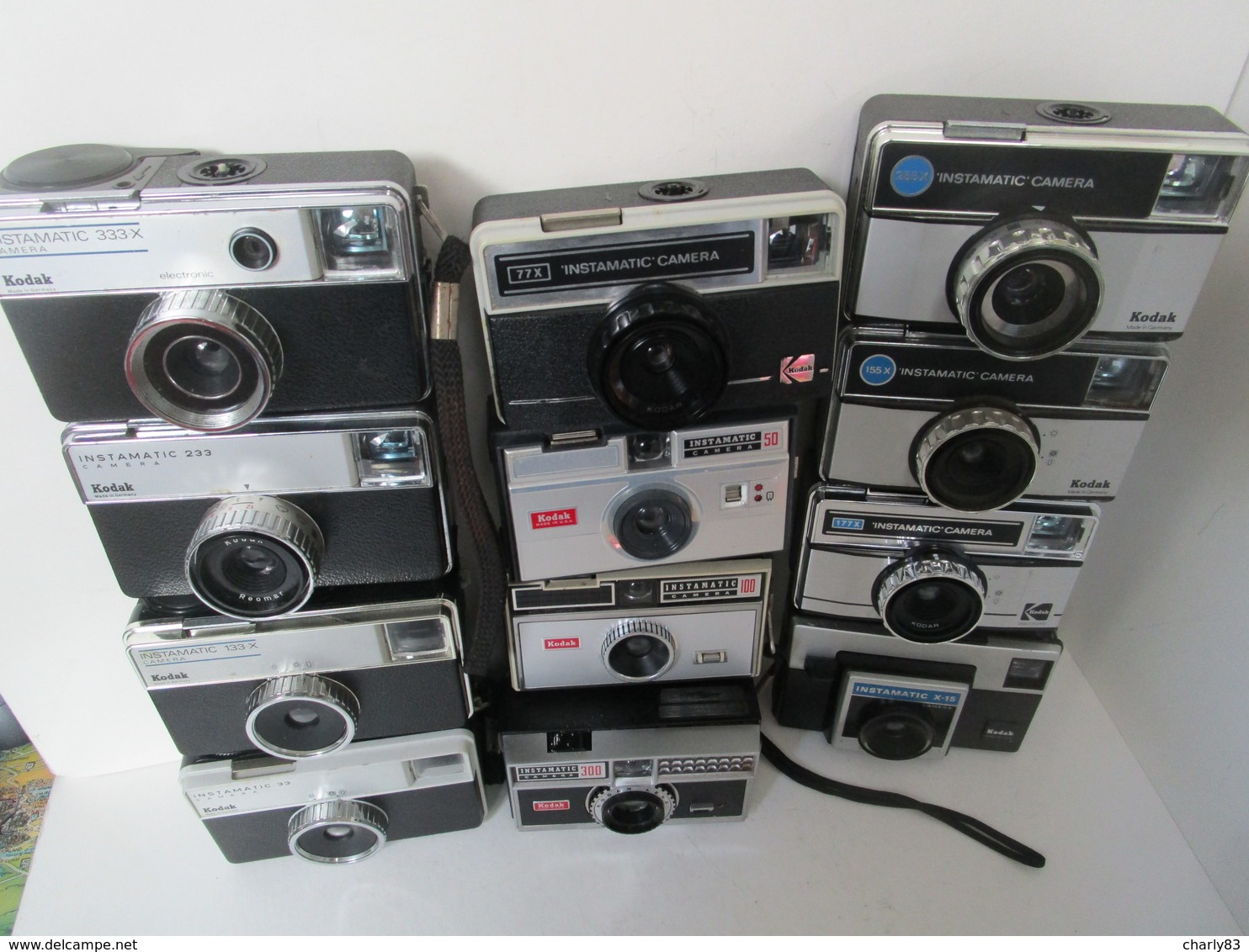 LOT  DE  12  APPAREILS  INSTAMATIC  126 - Appareils Photo