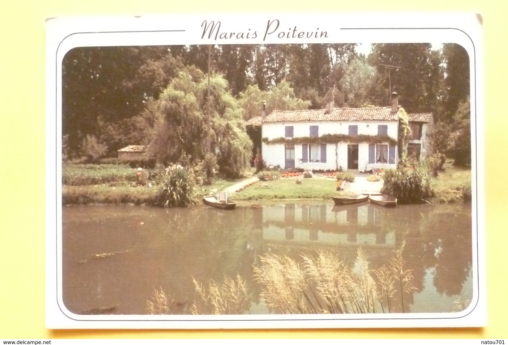 V10-73-dep--79-deux Sevres- Abli.. Mauze Sur Mignon-marais Poitevin--barques--en Poitou-- - Mauze Sur Le Mignon