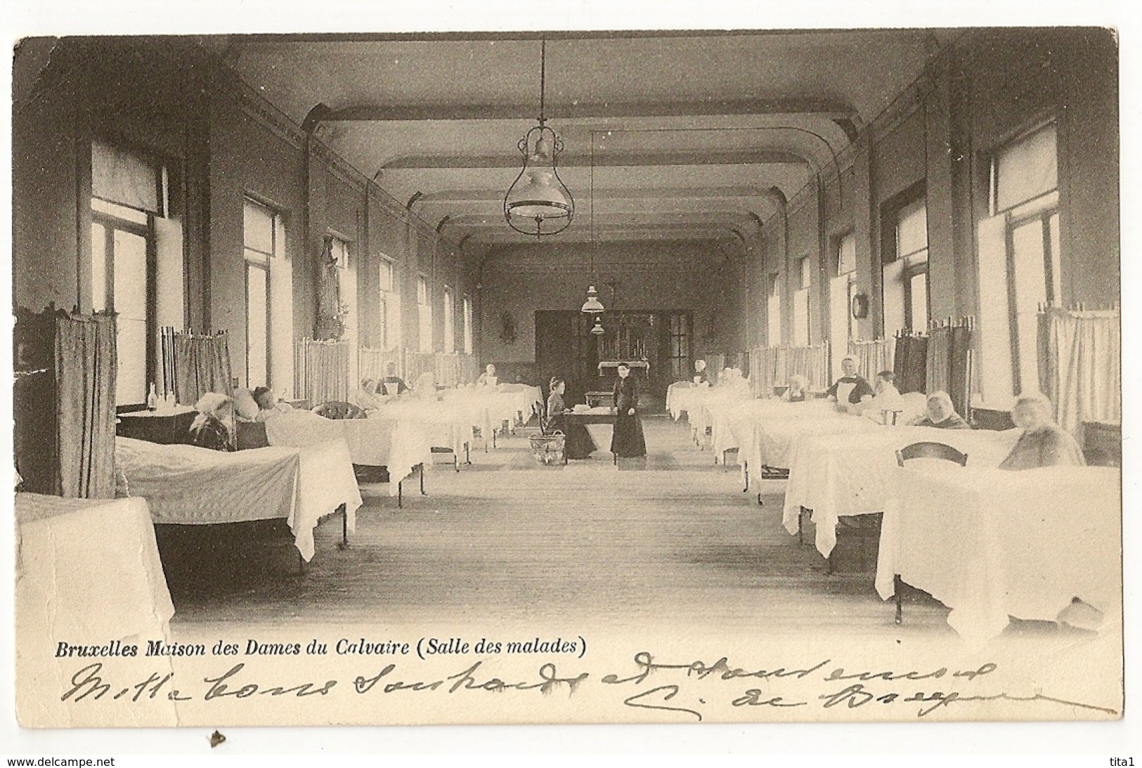 99 - Bruxelles- Maison Des Dames Du Calvaire (Salle De Malades) - Health, Hospitals