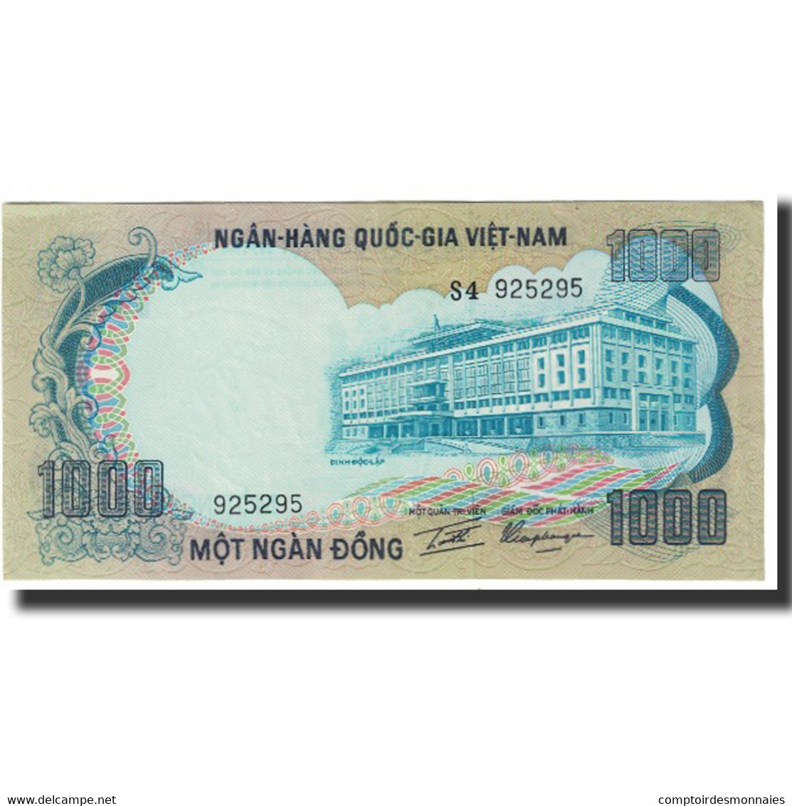 Billet, South Viet Nam, 1000 D<ox>ng, KM:34a, NEUF - Viêt-Nam