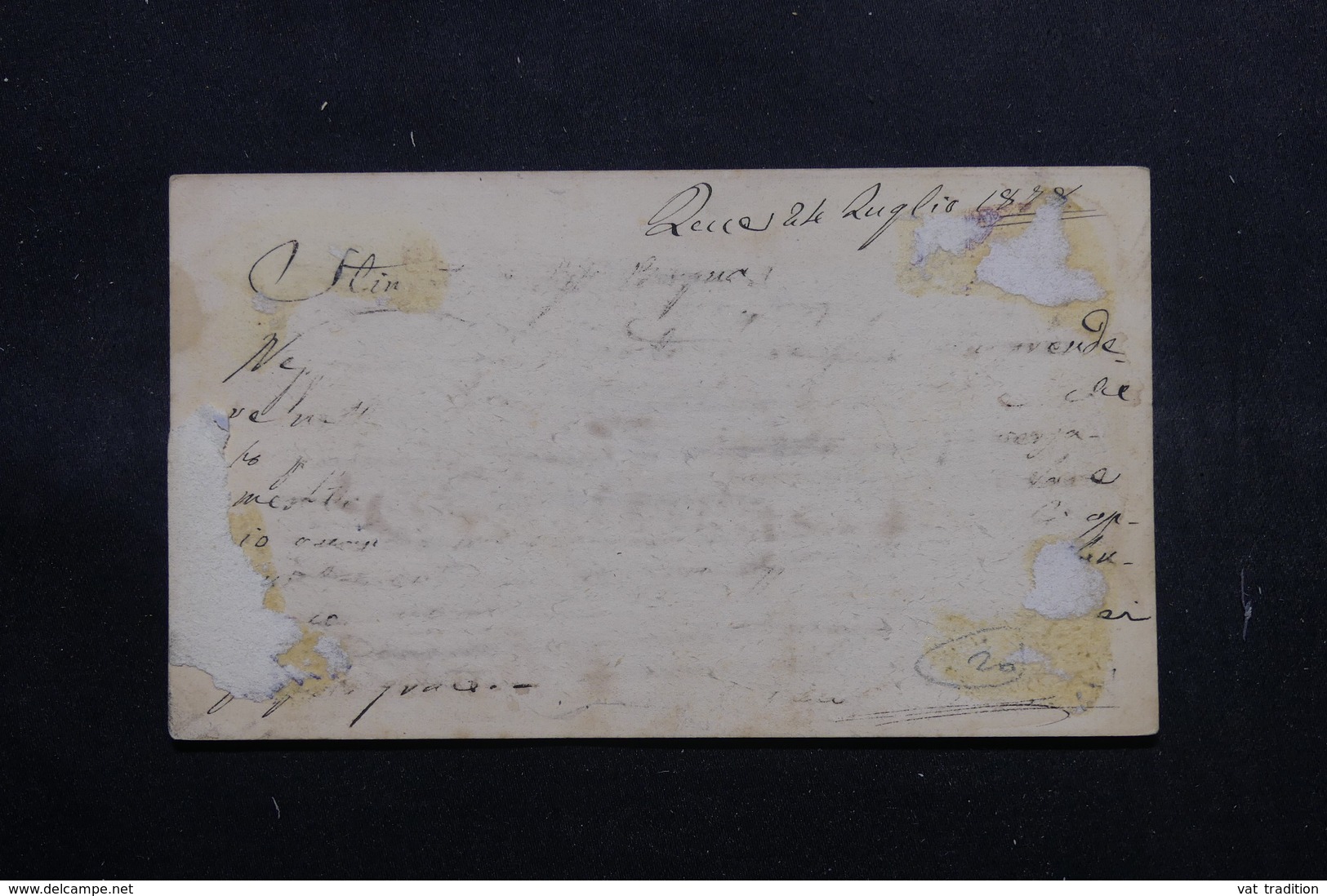 ITALIE - Entier Postal De Lecce En 1878 Pour Otranto - L 55043 - Stamped Stationery