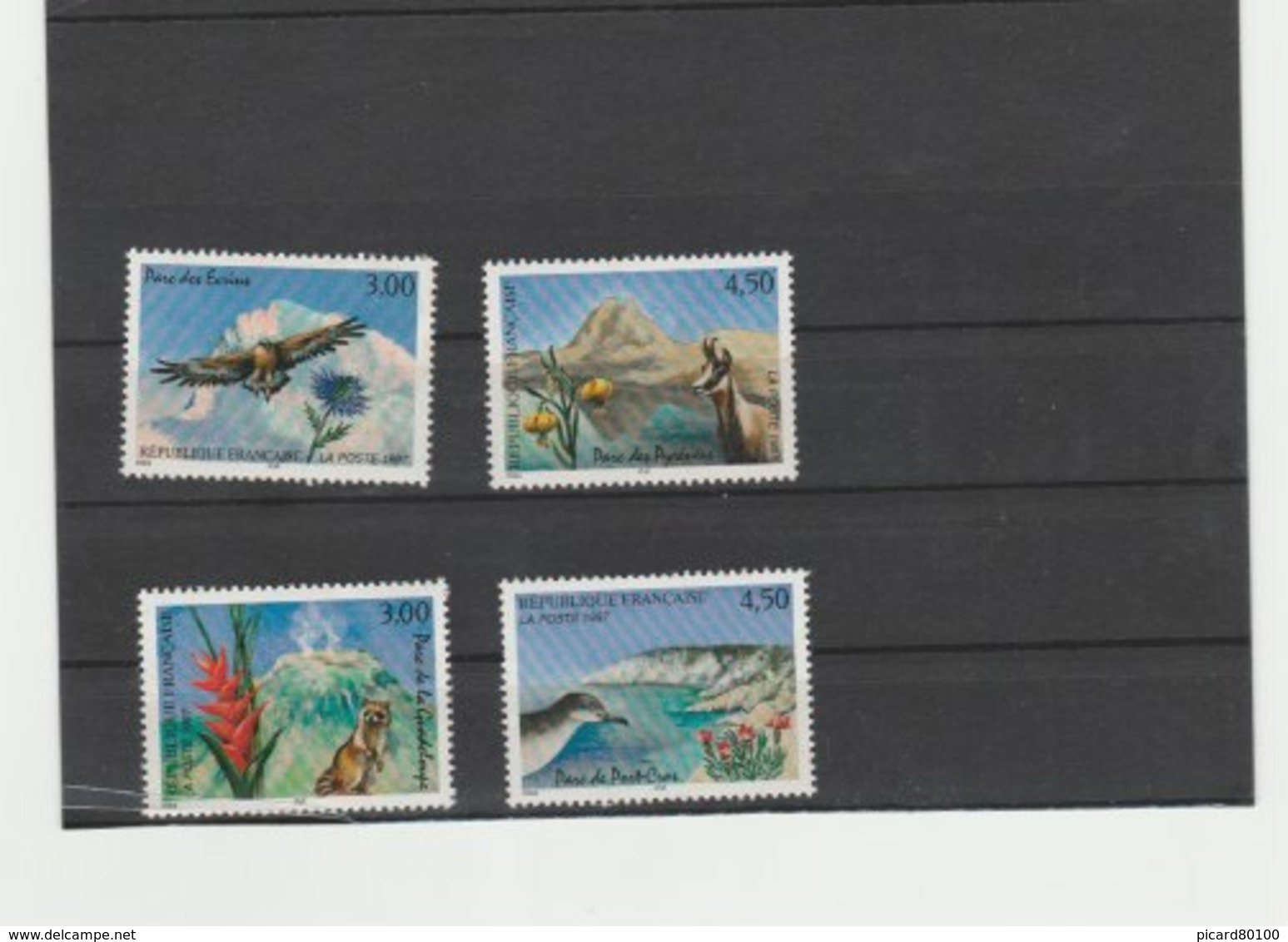 LOT TIMBRES DE FRANCE **LUXE 3054/3057 COTE 6.60 EUROS - Autres & Non Classés