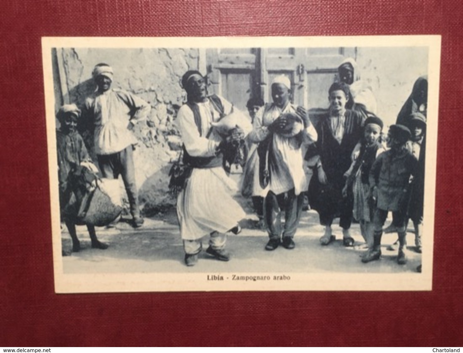 Cartolina Libia - Zampognaro Arabo - 1920 Ca. - Non Classificati