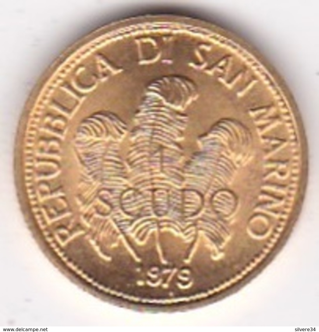 San Marino. 1 Scudo Or 1979 Peace, KM# 99. Gold, Oro - Saint-Marin