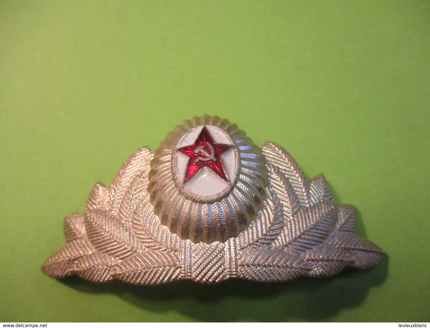 Insigne De Casquette Militaire Russe/Avant Perestroïka/  Vers 1960-1980              MED314 - Cascos
