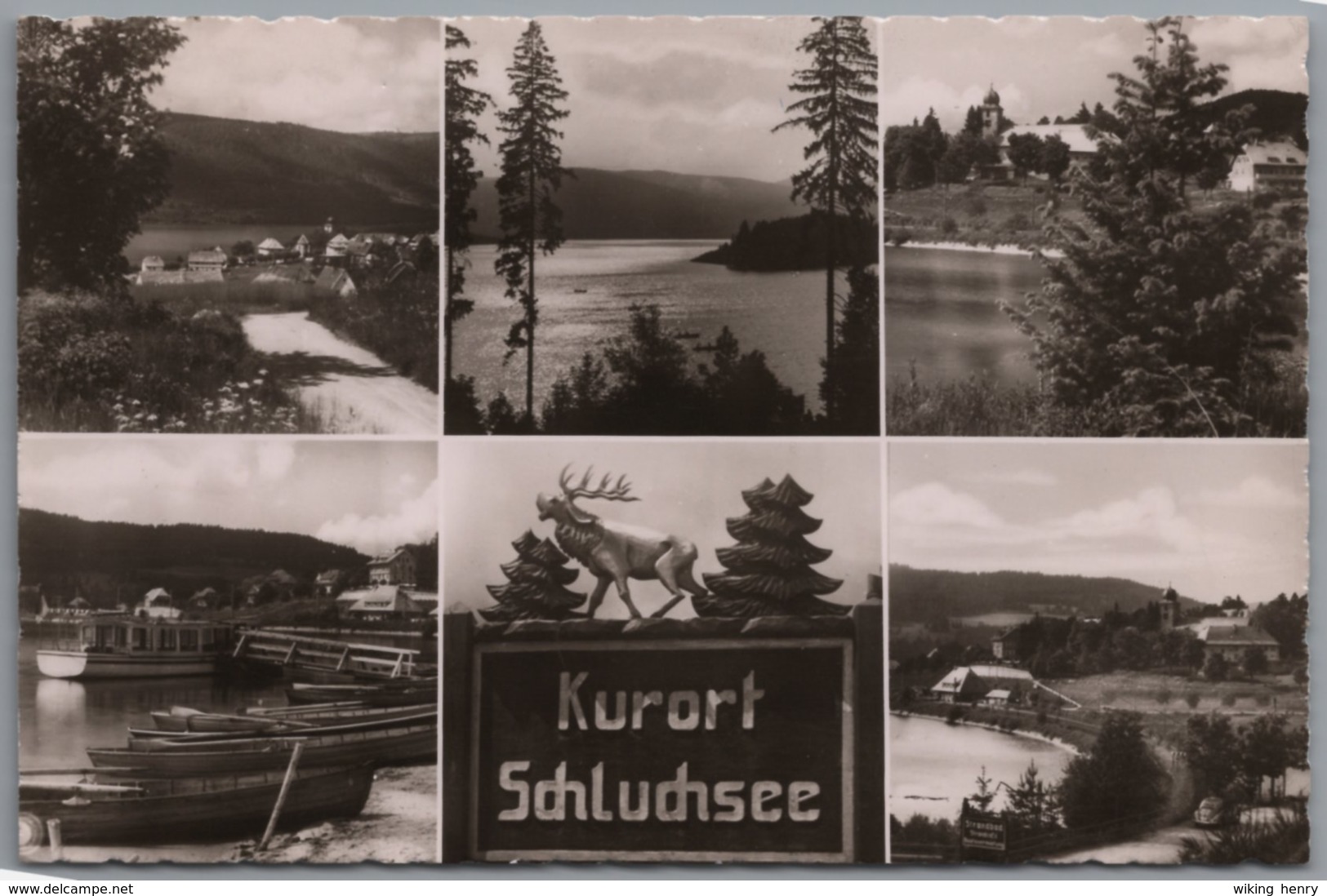 Schluchsee - S/w Mehrbildkarte 2 - Schluchsee