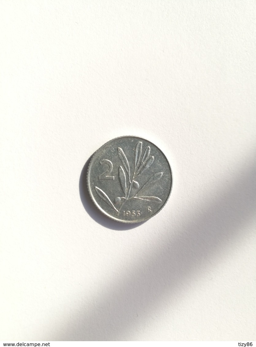 Moneta Lire 2 Ulivo 1953 - Bello - 2 Lire