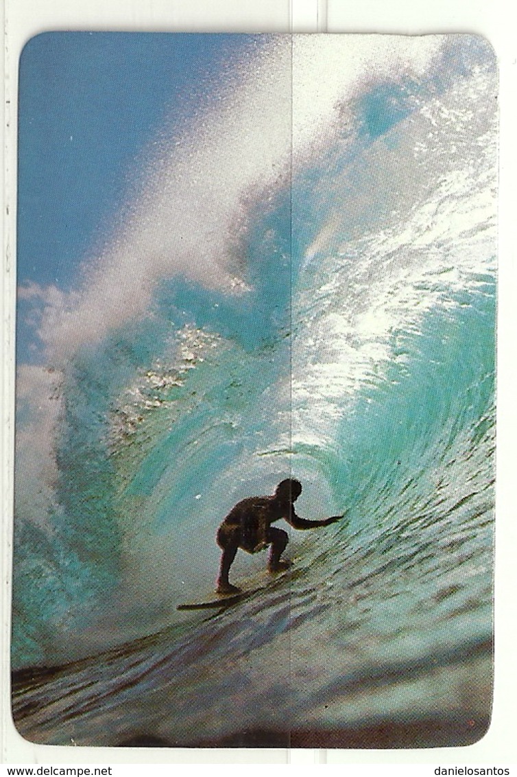 1987 Pocket Calendar Calandrier Calendario Portugal Surf - Grand Format : 1981-90