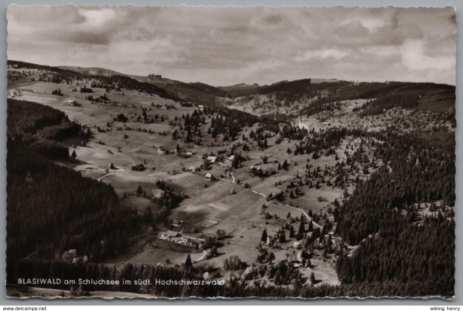 Schluchsee Blasiwald - S/w Ortsansicht 1 - Schluchsee