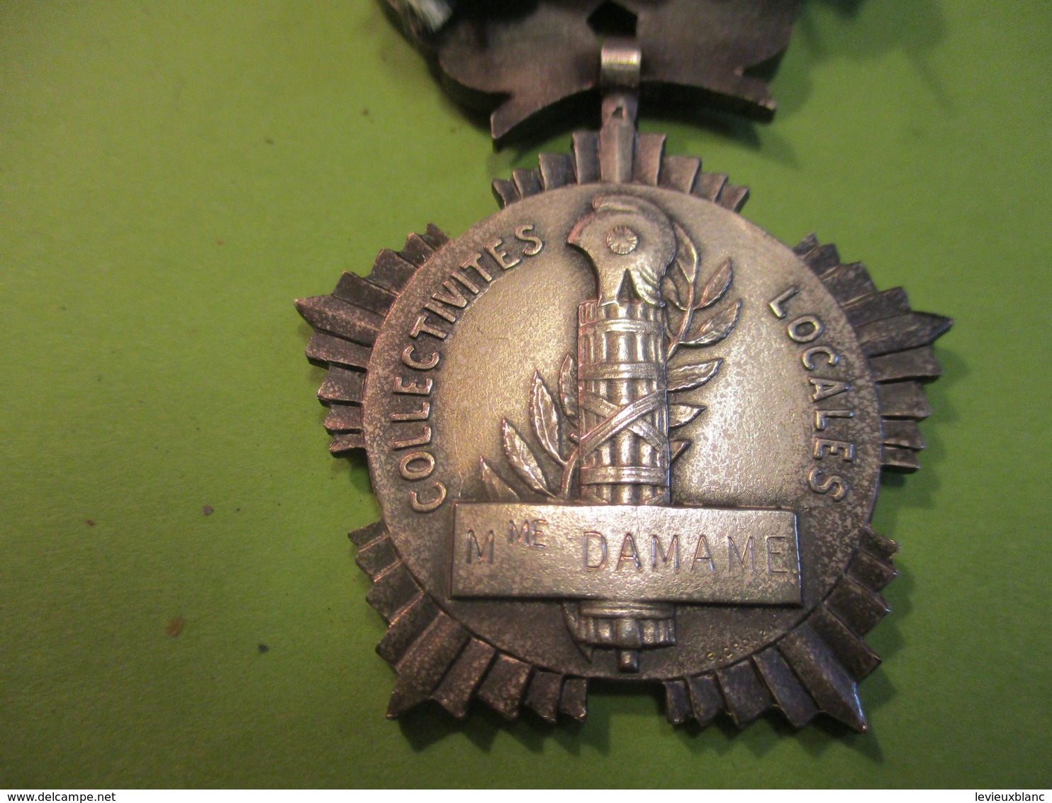 Médaille D'Honneur Collectivités Locales /République Française/ Mme DAMAME/ G Crouzat /          MED317