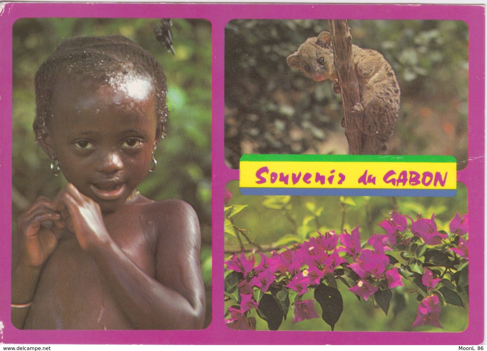 REPUBLIQUE DU GABON  - ENFANTS  NANDINIE BOUGAINVILLEE - Gabon
