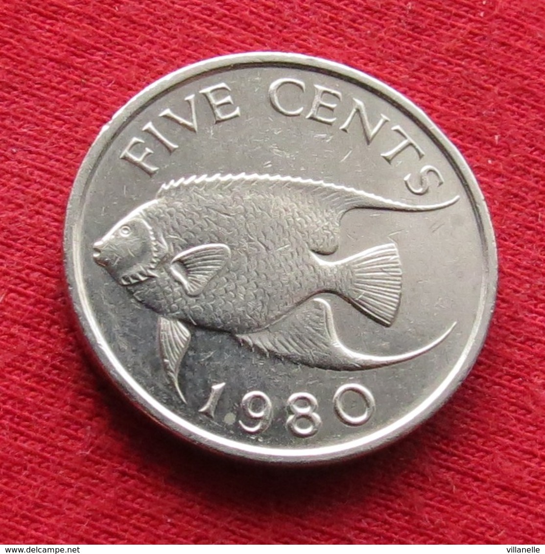 Bermuda 5 Cents 1980 KM# 16 Bermudes Bermudas Bermude - Bermuda