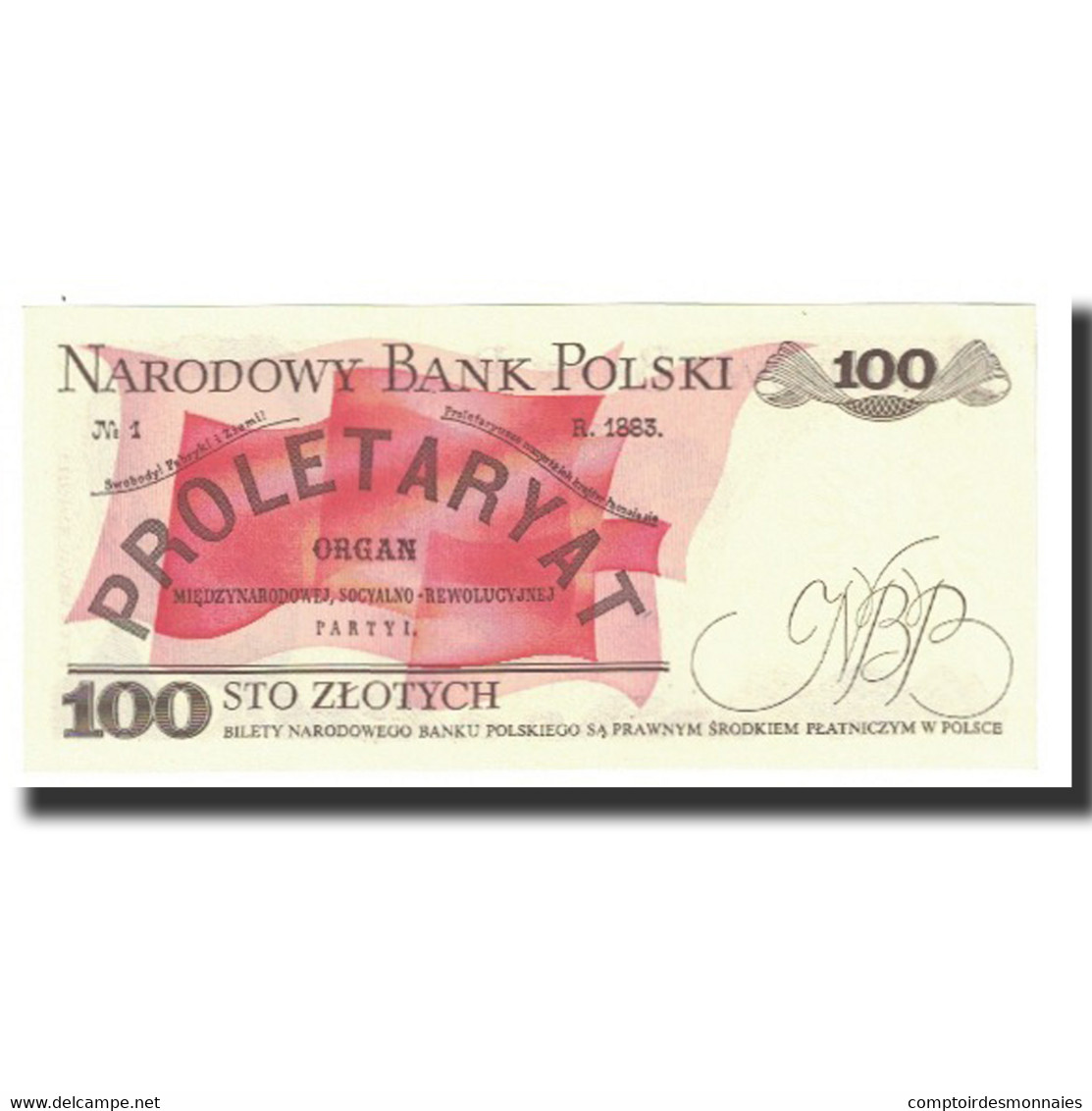 Billet, Pologne, 100 Zlotych, 1986, 1986-06-01, KM:143d, SPL - Pologne