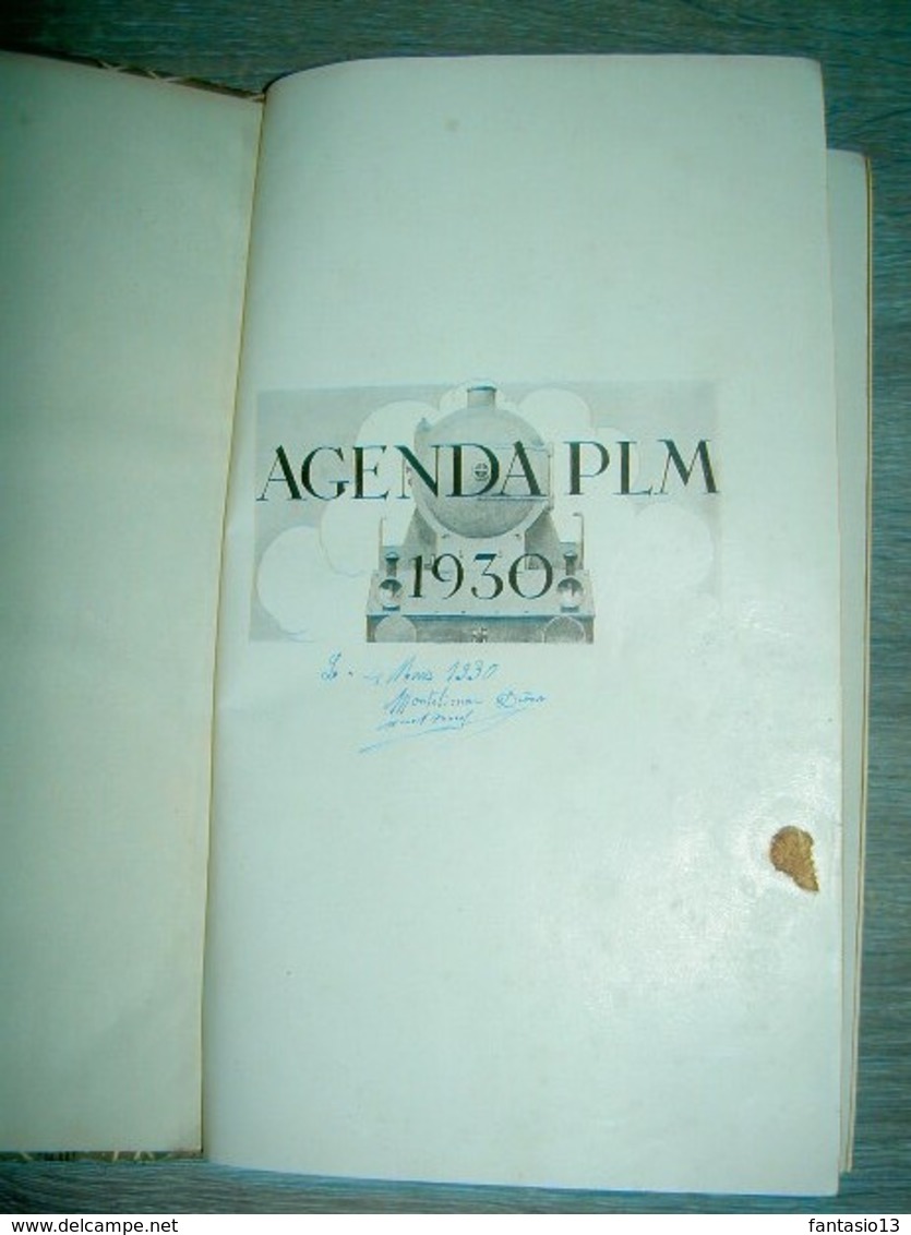 Agenda P.L.M.  1930 Plm / Centenaire De L' Algérie - 1901-1940