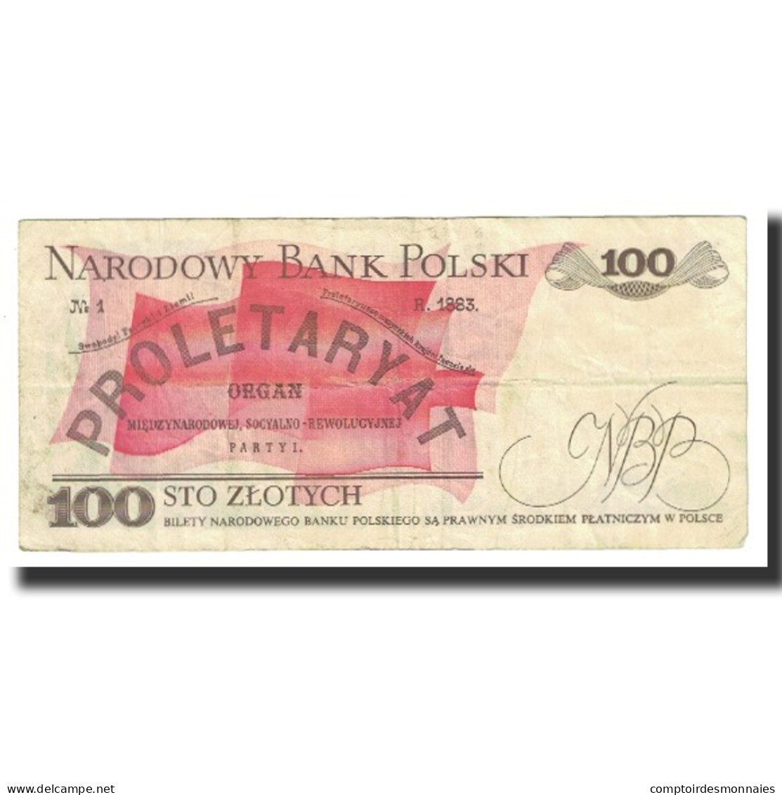 Billet, Pologne, 100 Zlotych, 1988, 1988-12-01, KM:143d, TB - Pologne