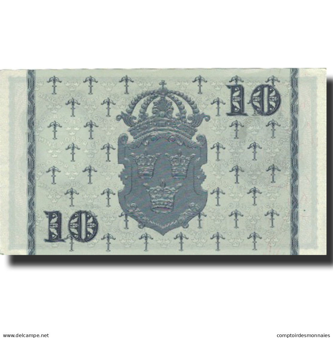 Billet, Suède, 10 Kronor, 1957, 1957, KM:43e, TB - Suède