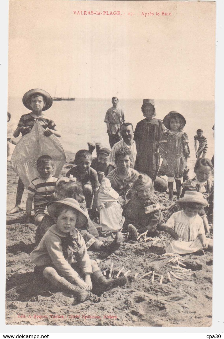 CPA HERAULT.VALRAS-la-PLAGE.APRES LE BAIN - Autres & Non Classés