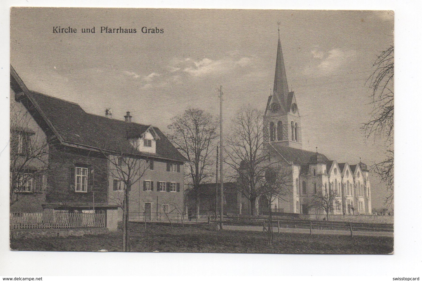 GRABS Kirche Und Pfarrhaus - Grabs