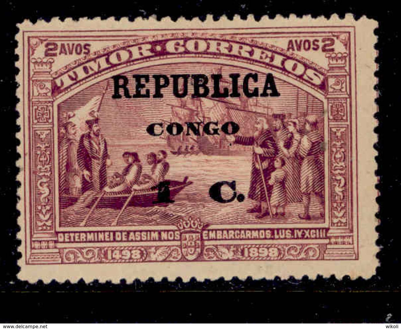 ! ! Congo - 1913 Vasco Gama On Timor 1 C - Af. 93 - MH - Congo Portugais