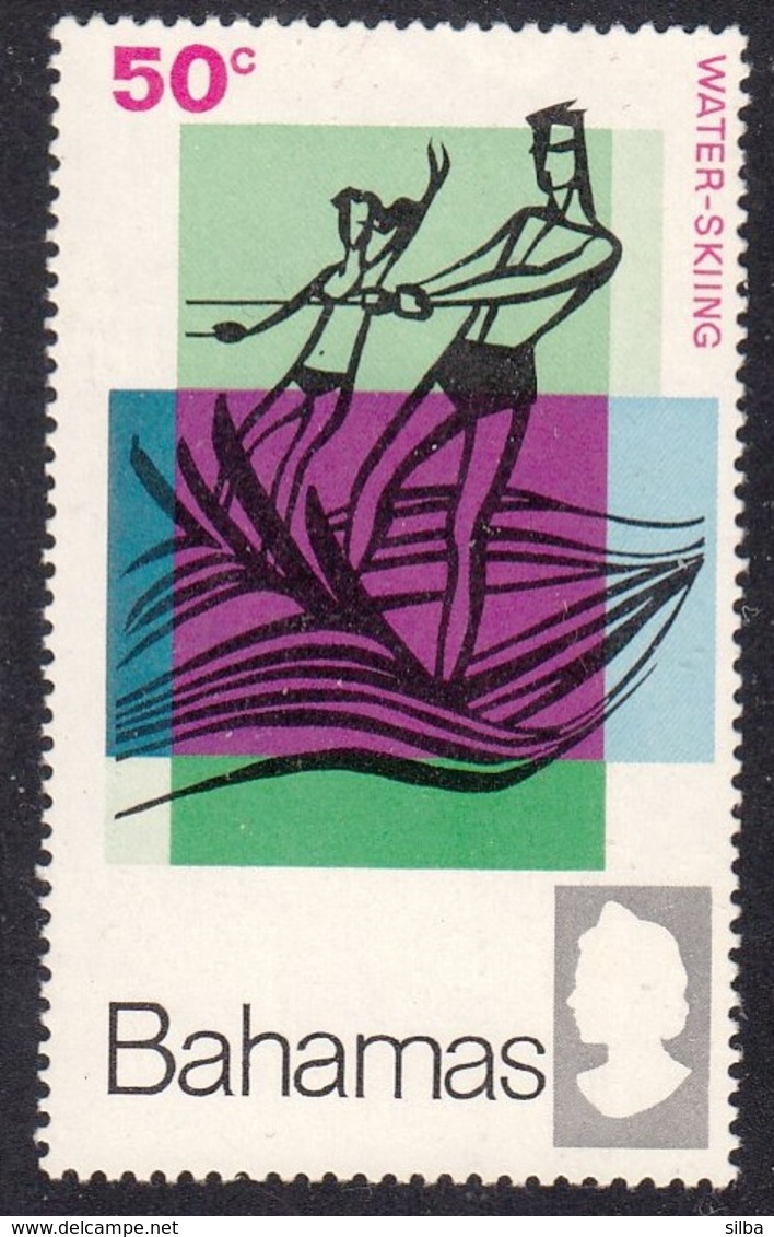 Bahamas 1968 / Water Skiing / Mi 280 / MNH - Ski Nautique