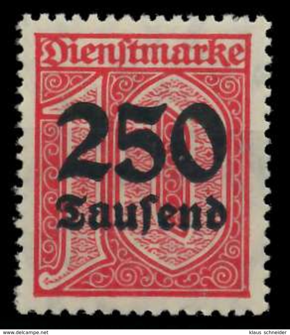 DEUTSCHES REICH DIENSTMARKEN 1923 Nr 93 Postfrisch X936786 - Dienstmarken