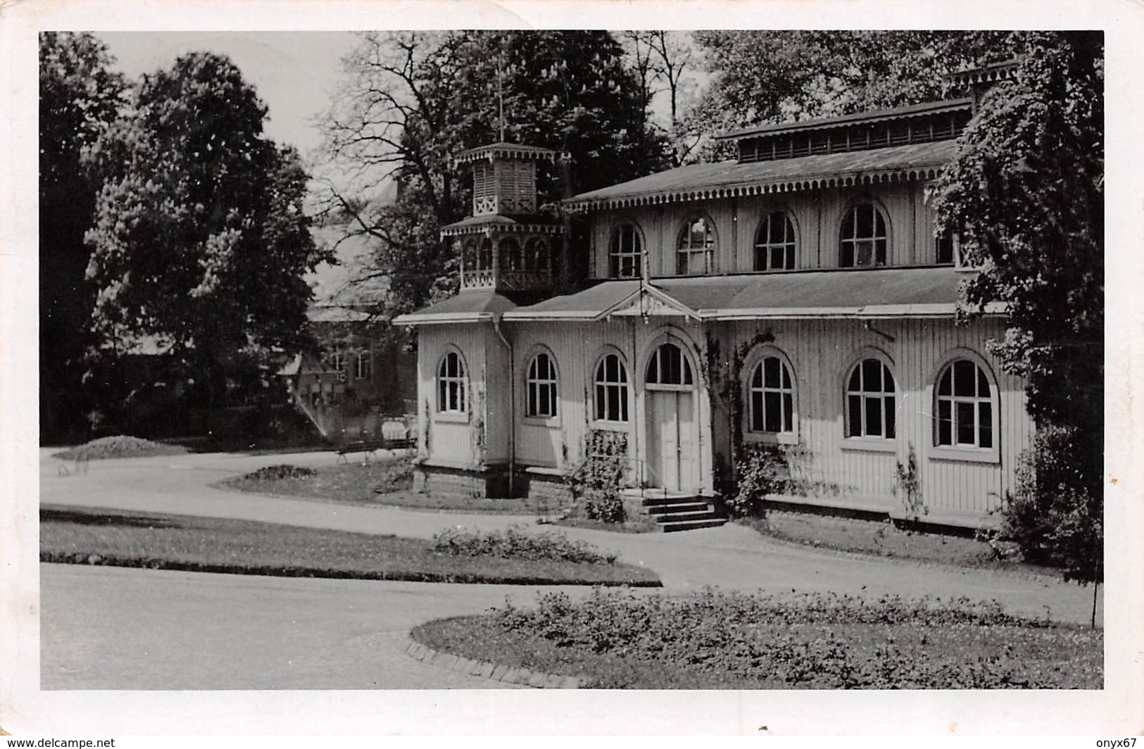 MONDORF-LES-BAINS-MUNNEREF Canton Remich (Luxembourg) Carte Photo 9 X 14 Maison Dans Parc Et La Piscine 2 SCANS - Bad Mondorf