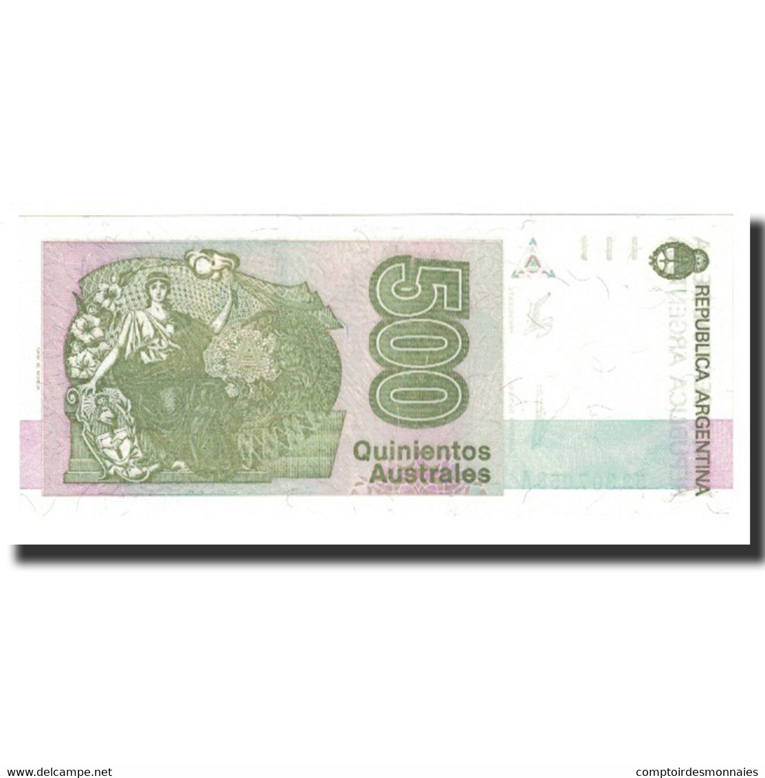 Billet, Argentine, 500 Australes, KM:328a, NEUF - Argentine