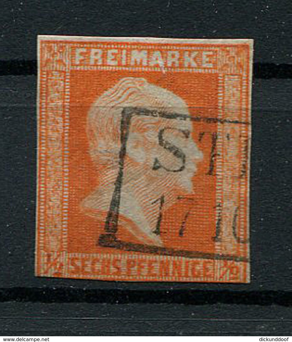 Preussen: 1/2 Sgr. - 6 Pfe. MiNr. 13 1859 Gestempelt / Used / Oblitéré - Other & Unclassified