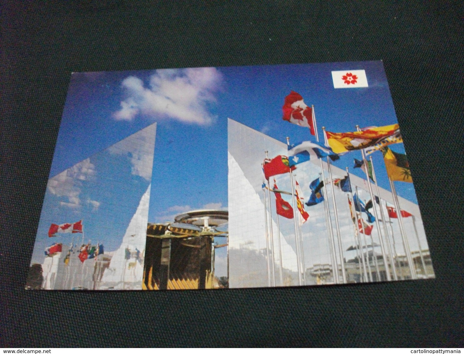 EXPO 70 GIAPPONE JAPAN CANADIAN  PAVILION BANDIERE - Expositions