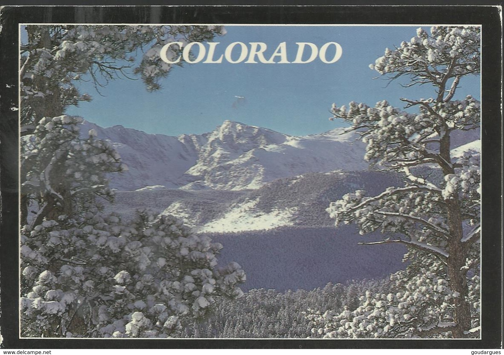 Wintertime In Colorado "Taylor Peak" - Photo James Frank - Timbre Airmail Alfred V. Verville - Rocky Mountains