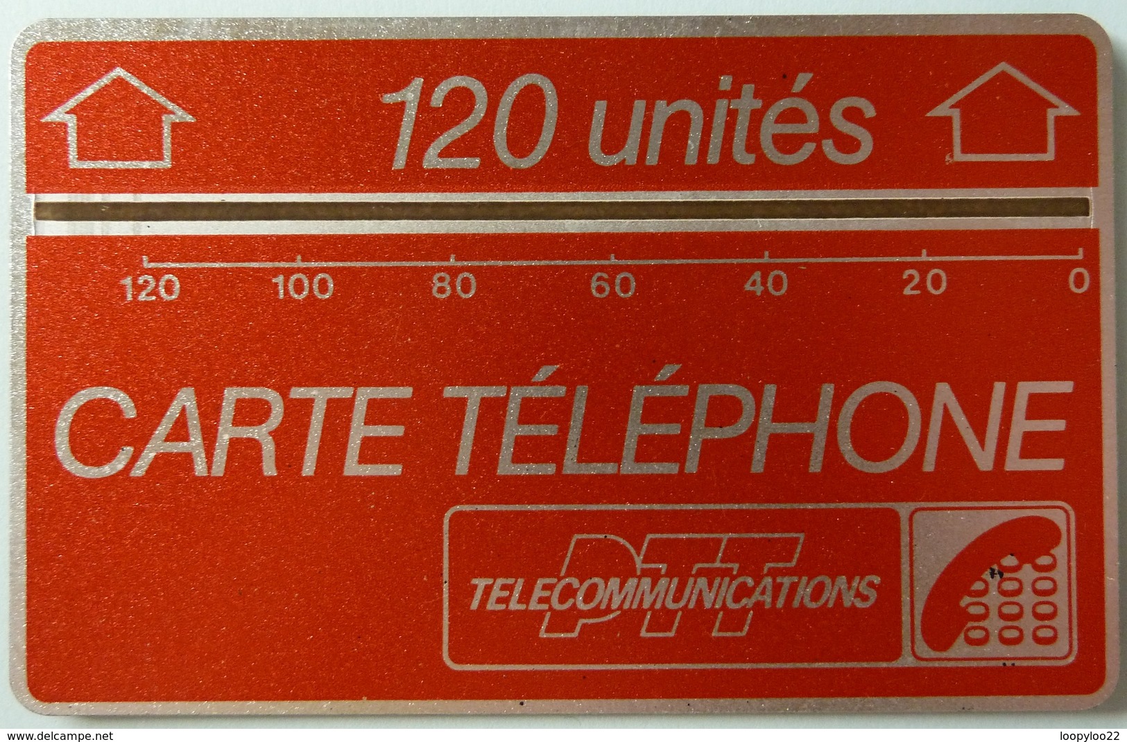 FRANCE - L&G - Landis & Gyr - 120 Units - Carte Telephone PTT - F7 - Band 1.5 On 3mm - Mint - Internas