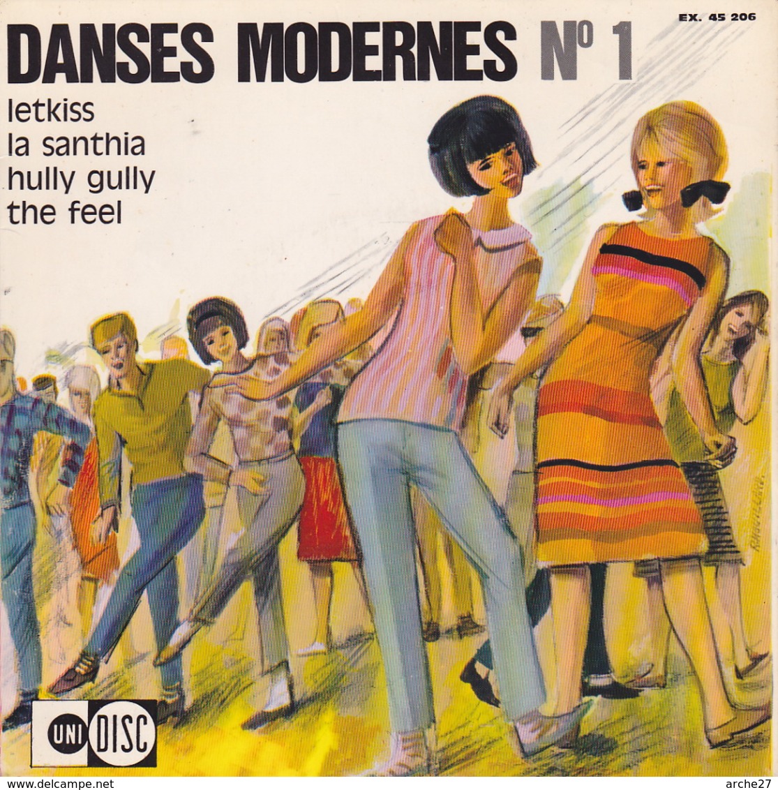 DANSES MODERNES - EP - 45T - Disque Vinyle - 45206 - Autres & Non Classés