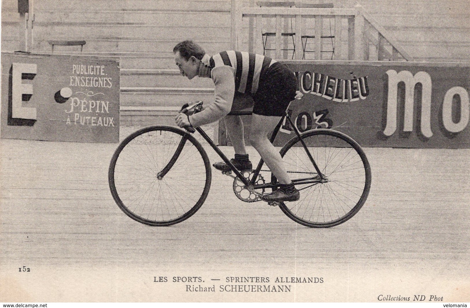 S4263 Cpa Cyclisme Sprinters Allemands Richard Scheuermann - Cyclisme