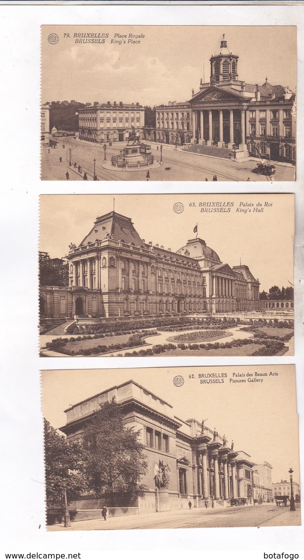 15 CPA BRUXELLES - Loten, Series, Verzamelingen