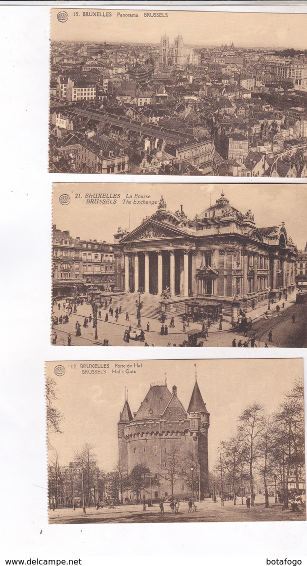 15 CPA BRUXELLES - Sets And Collections