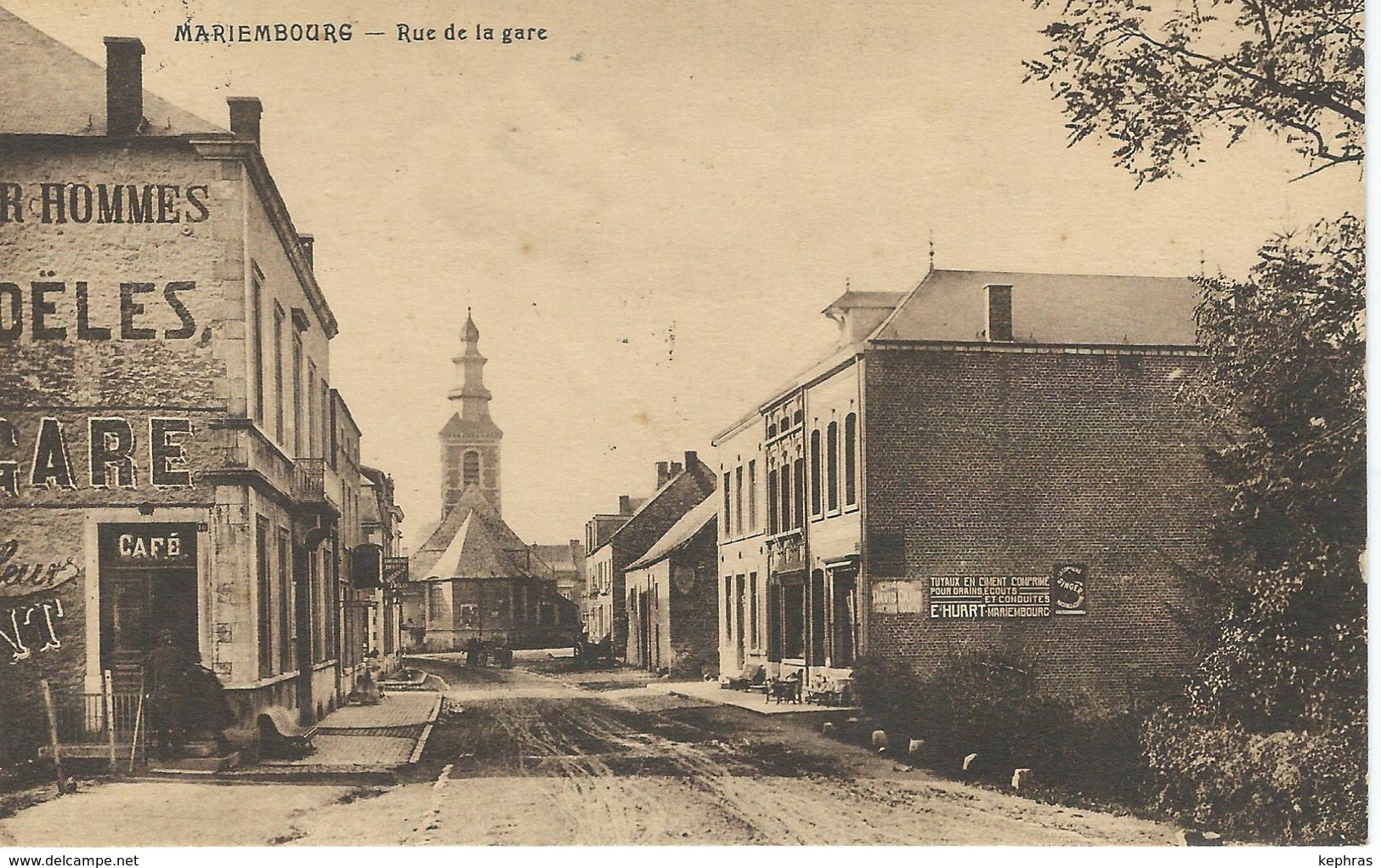 MARIEMBOURG : Rue De La Gare - Cachet De La Poste 1932 - Couvin