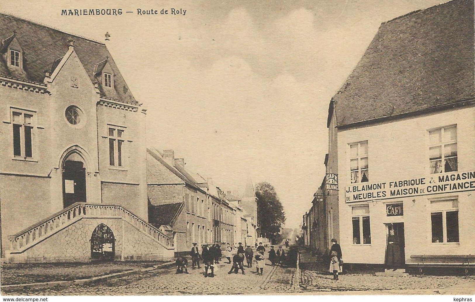 MARIEMBOURG : Route De Roly - Cachet De La Poste 1934 - Couvin